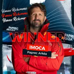 Yoann Richomme (IMOCA Paprec Arkéa) wins the 15th edition of The Transat CIC (before the jury)!