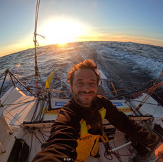 Class 40 winner Ambrogio Beccaria after the line: "I love sailing singlehanded but I love people and want to share my races." 
