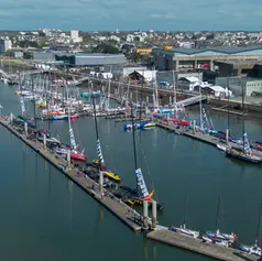 With a parade of sail and the race village inaugurated The Transat CIC is well and truly on course